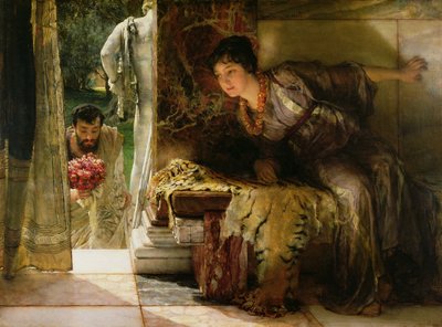 Welcome Footsteps by Lawrence Alma Tadema